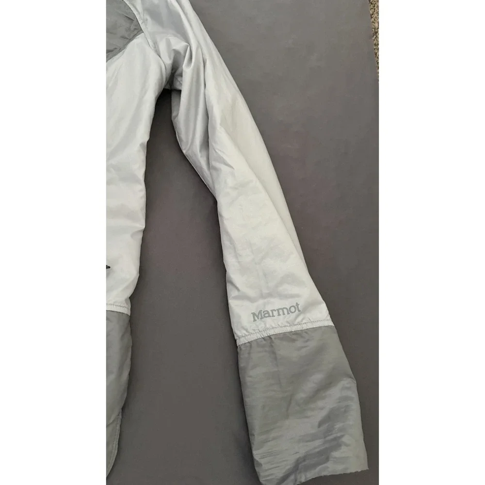 Marmot Macchia‎ Jacket Womens Size Large Gray Polartec Strom Thermal Insulated